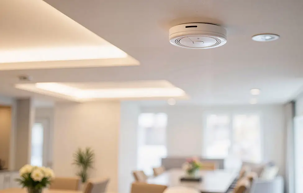 SCOPE Security - Sicherheitstechnik Rauchmelder in einem Wohnhaus